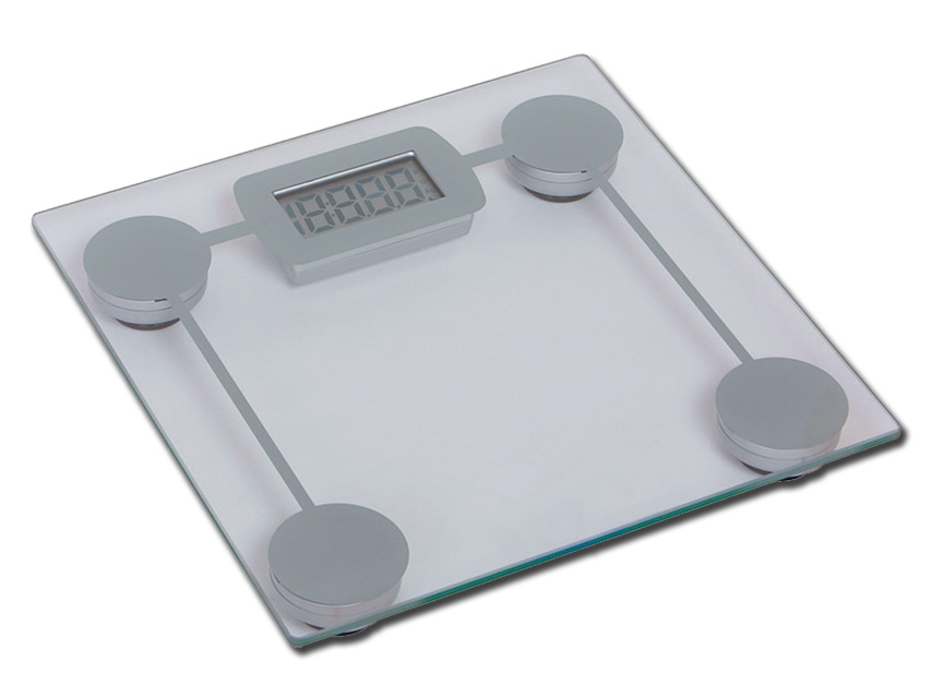 GLASS DIGITAL SCALE transparent