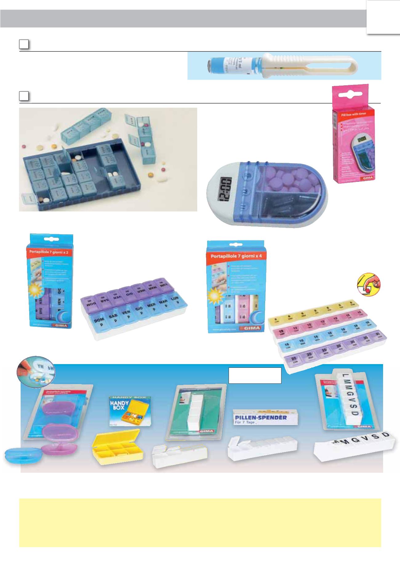 Sohapy scatola settimanale con 14 scomparti per contenere i medicinali Portapillole 7 giorni per AM e PM di 2 portapillole con bottone a pressione 