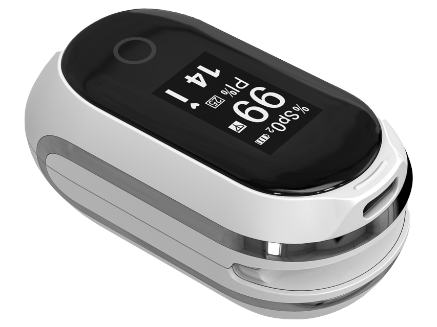 OXY-8 BLUETOOTH NABÍJATEĽNÝ FINGER OXYMETER — GIMA 35077