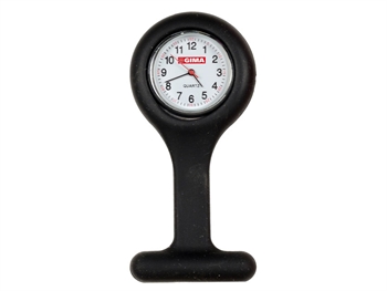 SILIKÓN SESTRA WATCH - okrúhly - čierny