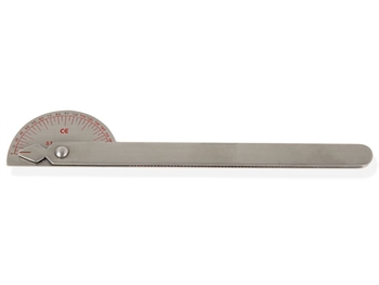 180° ROBINSON GONIOMETER 7" - stainless steel