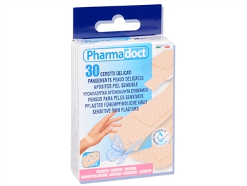 PHARMADOCT HYPOALLERGENIC PLASTERS 5 veľkosti - kartón po 12 balenia po 30