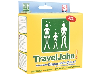 TRAVELJOHN JEDNORAZOVÝ URINAL 800cc