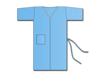 NE- TKANÝ KIMONO - modrý