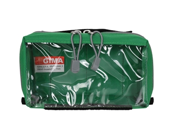 E1 OBDĹŽNIKOVÝ POUCH so window a rúčka - zelený