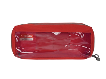 E3 OBDĹŽNIKOVÝ VRECKO padded so window a rúčka - červený