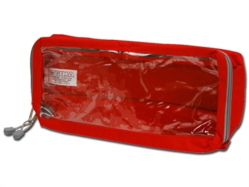E4 OBDĹŽNIKOVÝ POUCH long so window - červený