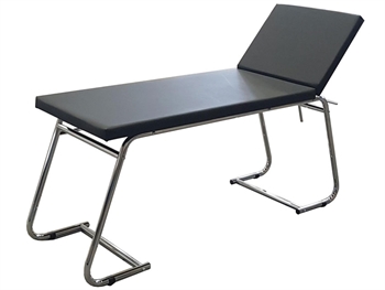 VYŠETROVACÍ LEŽADLO - chrómovaný, čierny mattress