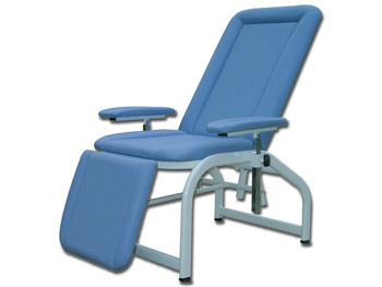DONOR ARMCHAIR - mechanical - modrý