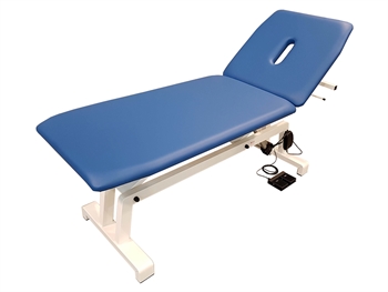 ELEKTRICKÝ VÝŠKA NASTAVITEĽNÝ TREATMENT STÔL - modrý