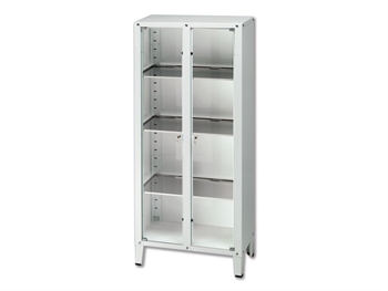VALUE CABINET - 2 doors - tvrdený sklo
