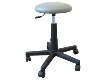 STOLIČKA - padded seat so castors - sivý