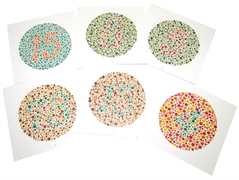 GIMA TEST PRE FARBA DEFICIENCY - 15 plates - dospelý - nový numbers