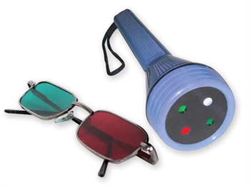 WORTH LED SVETLO TEST so červený/zelený glasses