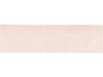 EKG termálny papier 60x30 mm x m rolka - oranžový mriežka