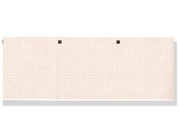 EKG termálny papier 112x100 mm x300s balenie - oranžový mriežka