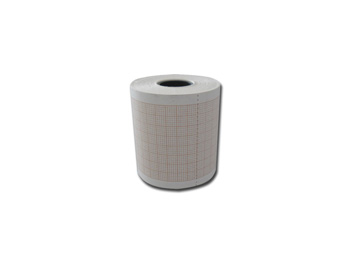 EKG termálny papier 50x25 mm x m rolka - oranžový mriežka
