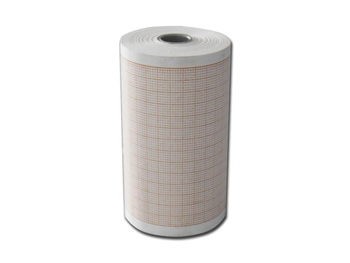 EKG termálny papier 80x25 mm x m rolka - oranžový mriežka