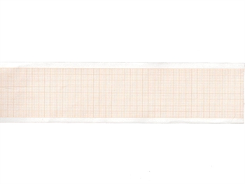 EKG termálny papier 50x20 mm x m rolka - oranžový mriežka
