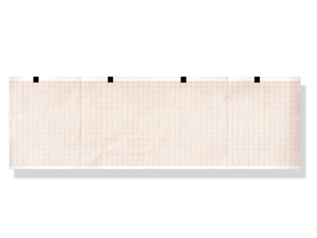 EKG termálny papier 90x70mm x400s balenie - oranžový mriežka