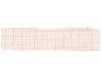 EKG termálny papier 50x30 mm x m rolka - oranžový mriežka
