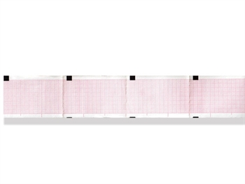 EKG termálny papier 50x75mm x400s balenie - oranžový mriežka