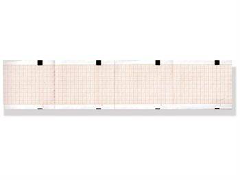 EKG termálny papier 63x75mm x400s balenie - oranžový mriežka