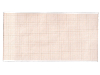 EKG termálny papier 112x27 mm x m rolka - oranžový mriežka