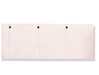 EKG termálny papier 112x90mm x200s balenie - červený mriežka