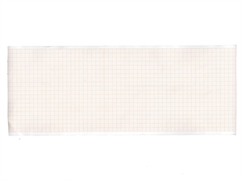 EKG termálny papier 108x23 mm x m rolka - oranžový mriežka