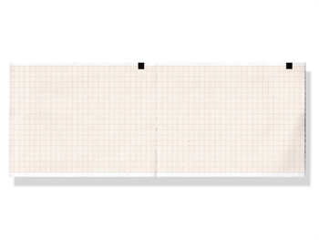 EKG termálny papier 110x140mm x200s balenie - oranžový mriežka
