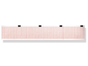EKG termálny papier 50x70mm x200s balenie - oranžový mriežka