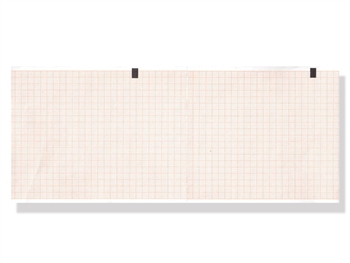 EKG termálny papier 108x140mm x200s balenie - oranžový mriežka