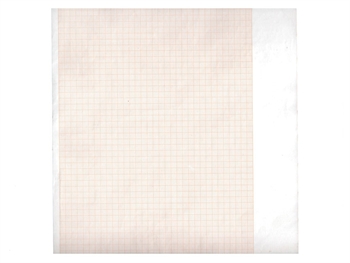 EKG termálny papier 210x20 mm x m rolka - oranžový mriežka