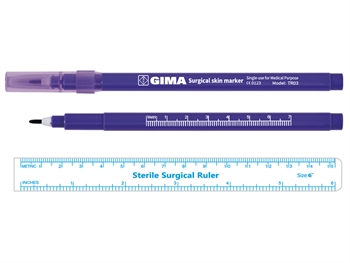 CHIRURGICKÝ SKIN MARKER - jednoduchý špička 1.0 mm - sterilné