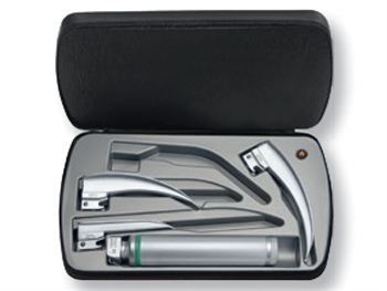 "P16" HEINE KLASICKÝ+ LED LARYNGOSKOP SADA so 3.5V recharg.D6741 rúčka - 3 čepele