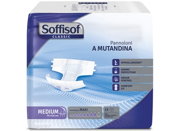 SOFFISOF KLASICKÝ INCONTINENCE PODLOŽKA - ťažký incontinence - stredný