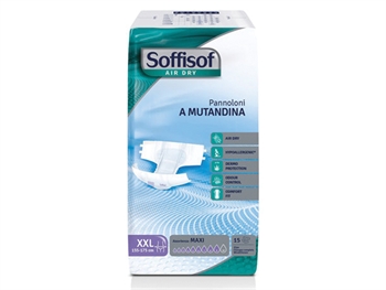 SOFFISOF AIR DRY INCONTINENCE PODLOŽKA - ťažký incontinence - XXL
