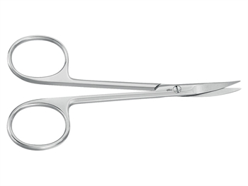 AESCULAP IRIDECTOMY A LIGATURES NOŽNICE - zahnutý - ostrý/ostrý - 11 cm - BC111R