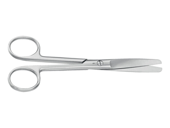 AESCULAP CHIRURGICKÝ NOŽNICE - rovný - tupý/tupý - 15 cm - BC315R
