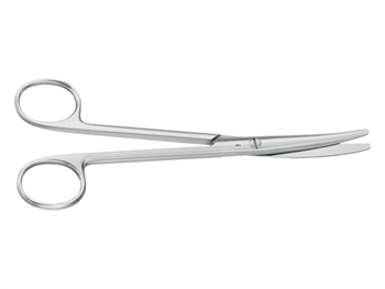AESCULAP MAYO DISSECTING NOŽNICE - zahnutý - tupý/tupý - 16.5 cm - BC587R