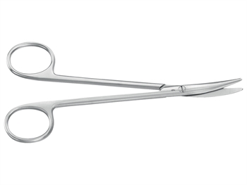 AESCULAP METZENBAUM NOŽNICE - zahnutý - tupý/tupý - 14.5 cm - BC605R