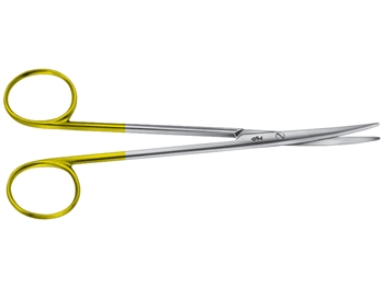 AESCULAP BABY METZENBAUM TC DUROTIP NOŽNICE - zahnutý - tupý/tupý - 14.5 cm - BC259R
