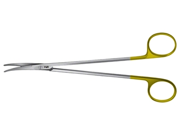 AESCULAP METZENBAUM TC DUROTIP NOŽNICE - zahnutý - tupý/tupý - 14.5 cm - BC261R