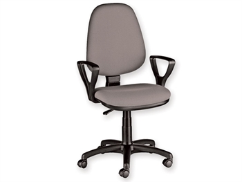 CUNEO STOLIČKA so armrest - fabric - sivý