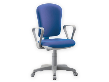 VARESE STOLIČKA so armrest - fabric - modrý