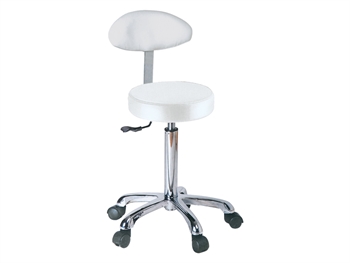 STOLIČKA so backrest - biely