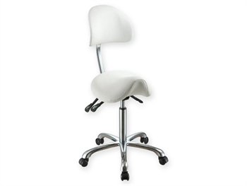 ERGO STOLIČKA so backrest - biely
