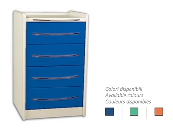 MOBILE UNIT GE416 4 zásuvky 49 cm - any farba