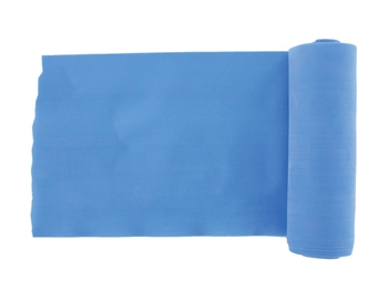 BEZ LATEXU EXERCISE BAND 5.5 m x 14 cm x 0.35 mm - modrý